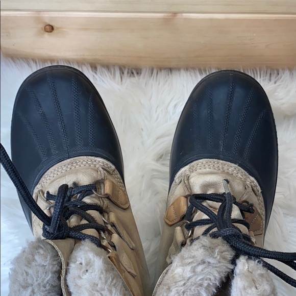 Sorel Kaufman Men's Leather Wool Winter Boots 9 - Picture 9 of 14